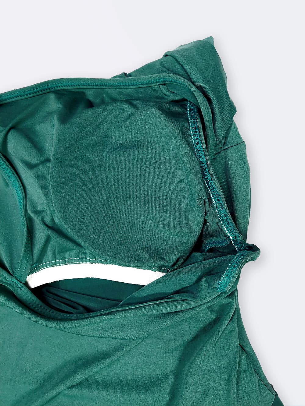 مایو زنانه دامنی یقه رومی فانتزی جدید شیک سبز رنگ اسپیدو ( Speedo ) برای استخر — تصویر ۷