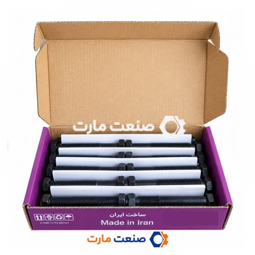 پیچ قلاویزی سایز M10x70 — تصویر ۲