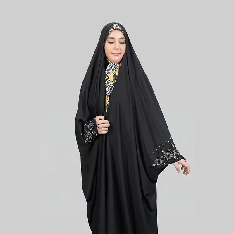 چادر عربی مدل خورشیدی VIP — تصویر ۳