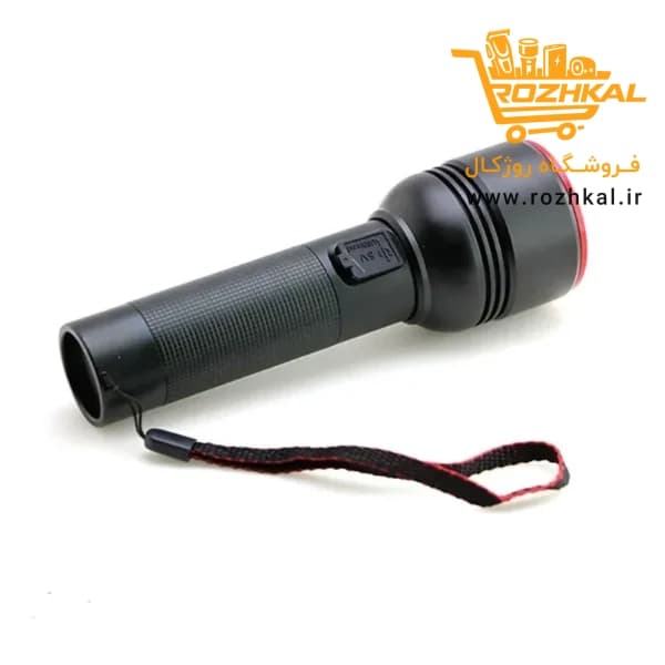 چراغ قوه اسمال سان مدل ZY-F786 با برد و کیفیت بالا باتری اورجینال و پک اصلی — تصویر ۵