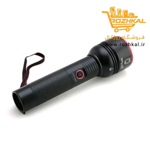 چراغ قوه اسمال سان مدل ZY-F786 با برد و کیفیت بالا باتری اورجینال و پک اصلی — تصویر ۸