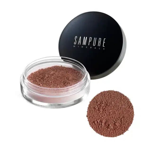 رژگونه مینرال و ارگانیک سمپیور انگلستان مدل وارم اسپایس-SAMPURE شماره 100