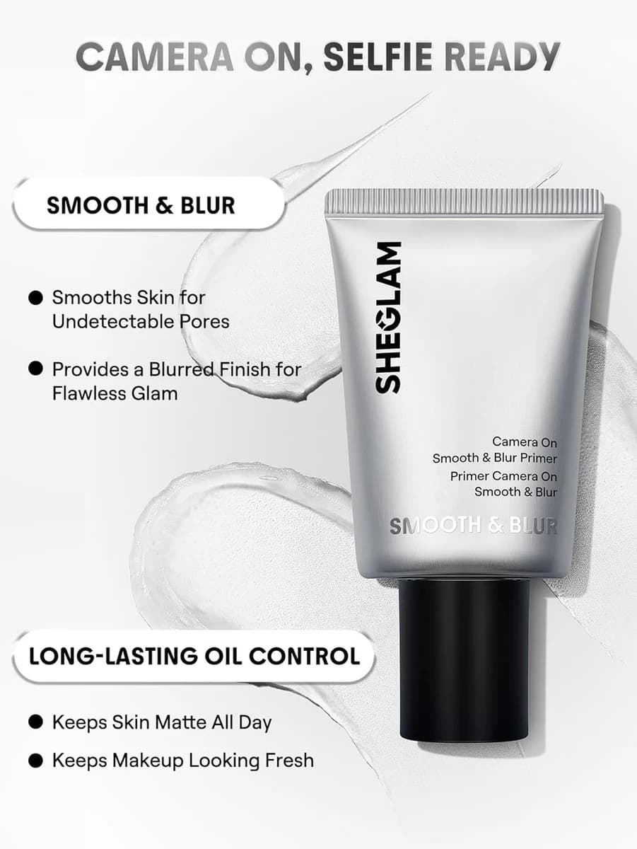پرایمر پایه آرایش مات کننده شیگلم SHEGLAM Camera On Smooth & Blur — تصویر ۴
