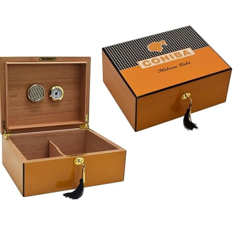 هومیدور چوبی بزرگ کوهیبا Cohiba Wooden Humidor Box HAB-5 — تصویر ۲