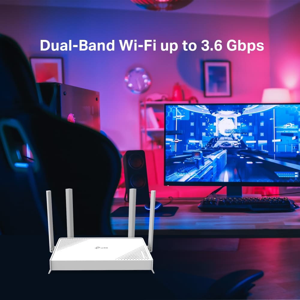 TPLINK Archer BE220W BE3600 dual-band Wi-Fi 7 router — تصویر ۳