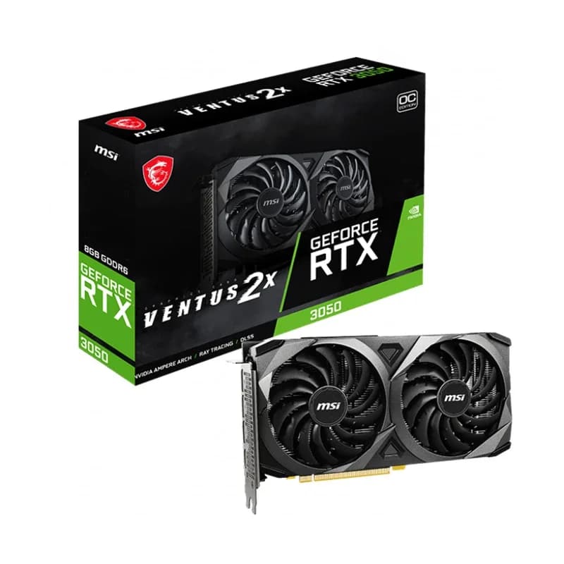 کارت گرافیک ام اس آی استوک مدل MSI VENTUS 2X GeForce RTX 3060 OC 12GB GDDR6 — تصویر ۸