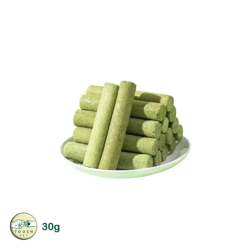 تشویقی گربه کت گرس مدادی فریز دراید با طعم مرغ و علف Freeze Dried Cat Grass TaoTao بسته ۶ عددی وزن ۳۰ گرم — تصویر ۲