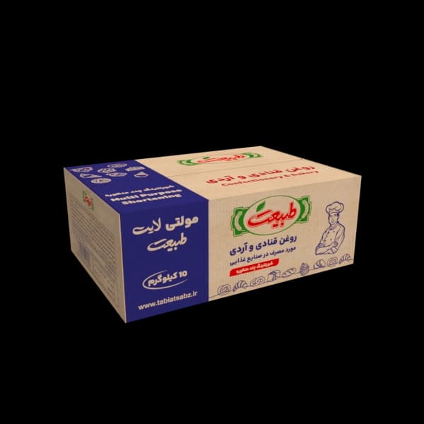 روغن قنادی و آردی مولتی لایت زرد 10 کیلویی طبیعت