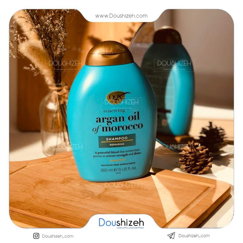 شامپو ترمیم کننده روغن آرگان او جی ایکس OGX — تصویر ۵