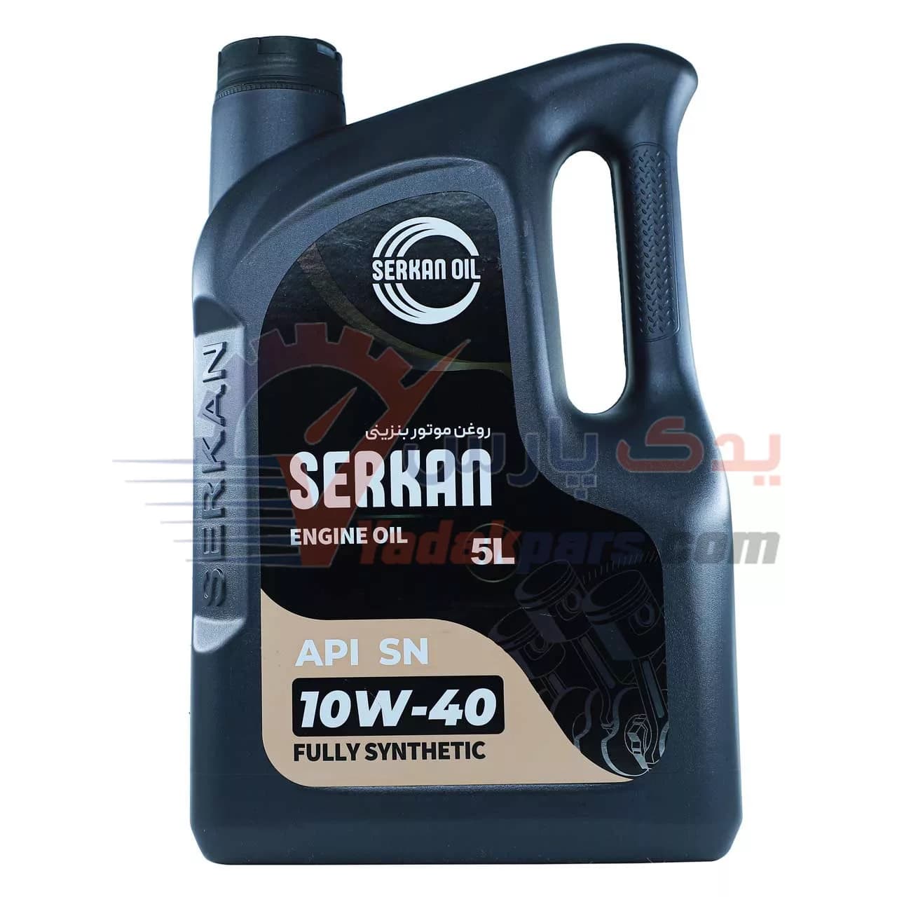 روغن 10w40 سرکان (5لیتری) | انتخابی مهندسیشده برای سلامت موتور