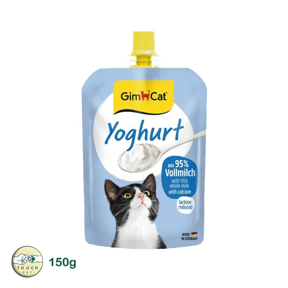 ماست گربه gimcat yoghurt جیم کت وزن ۱۵۰ گرم