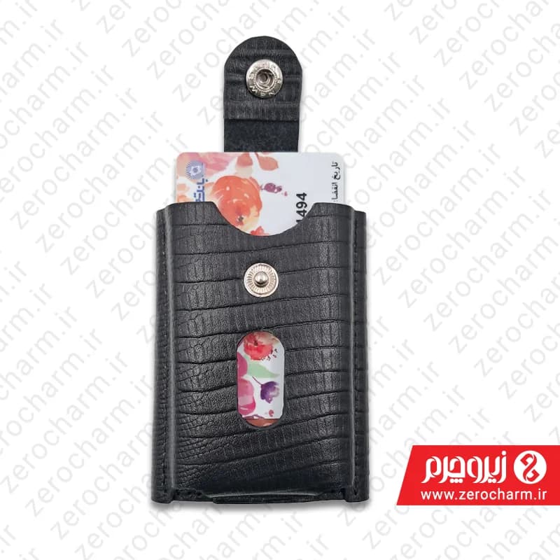 جاکلیدی جاکارتی چرم طبیعی مدل تیتان — تصویر ۳