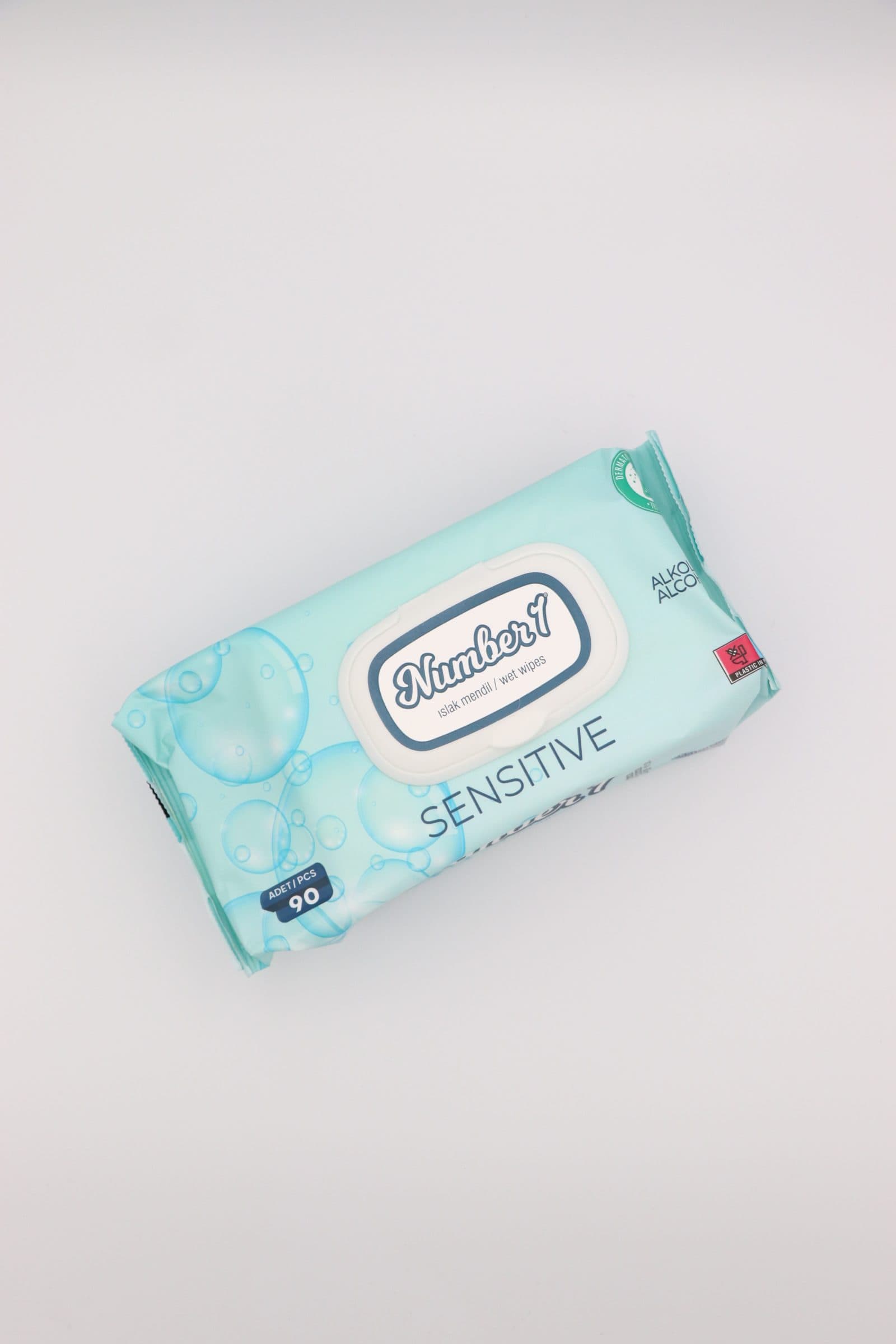 دستمال مرطوب نامبروان Sensitive ۹۰ عددی