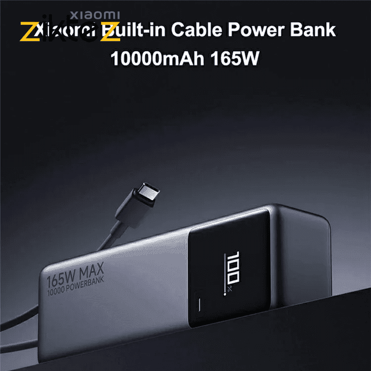 پاوربانک 10000 165w شیائومی مدل Xiaomi Power Bank PB1165MI (اورجینال ارسال فوری) — تصویر ۶