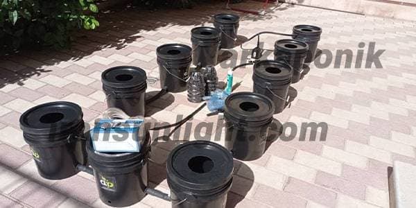 سیستم RDWC هیدروپونیک 10 سطل — تصویر ۲