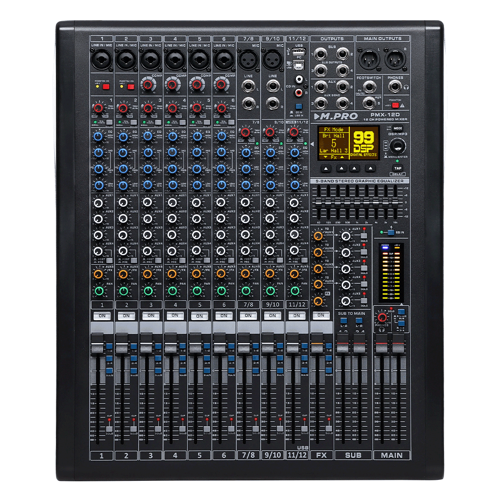 پاور میکسر M.PRO PMX-12D