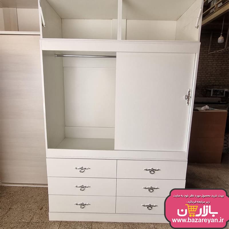 کمد لباس 3تکه درب ریلی 6 کشو ارسال به سراسر کشور — تصویر ۷