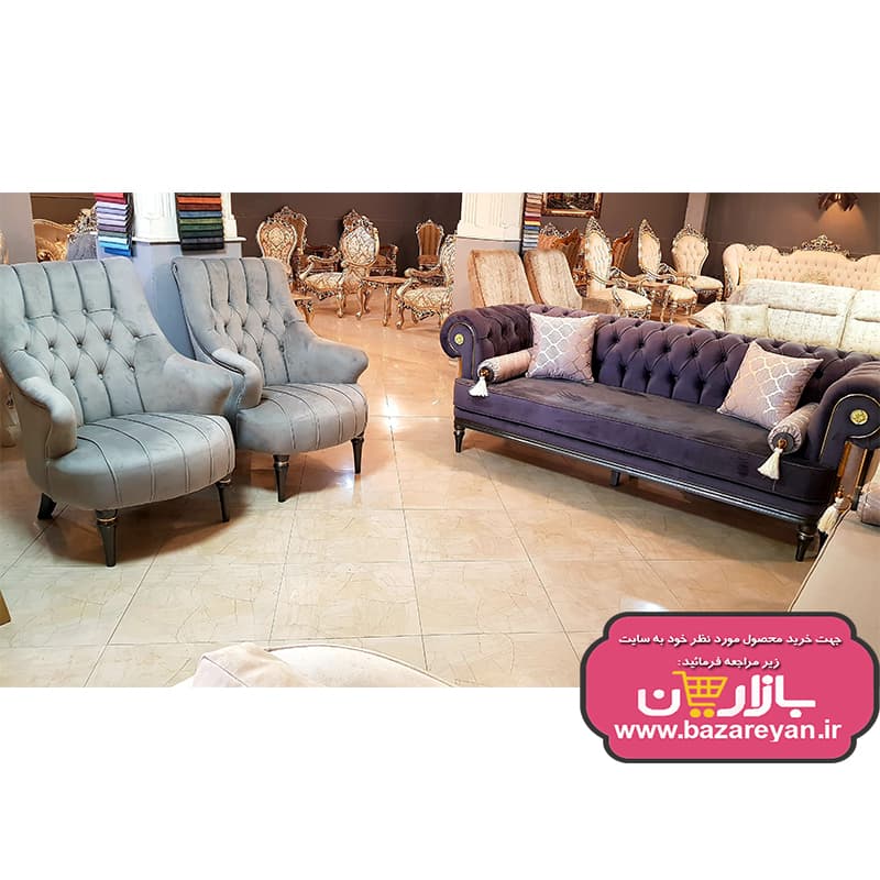 مبل چستر راحتی کلاسیک 8 نفره مدل کاوالی کد 25 ارسال به سراسر کشور — تصویر ۶