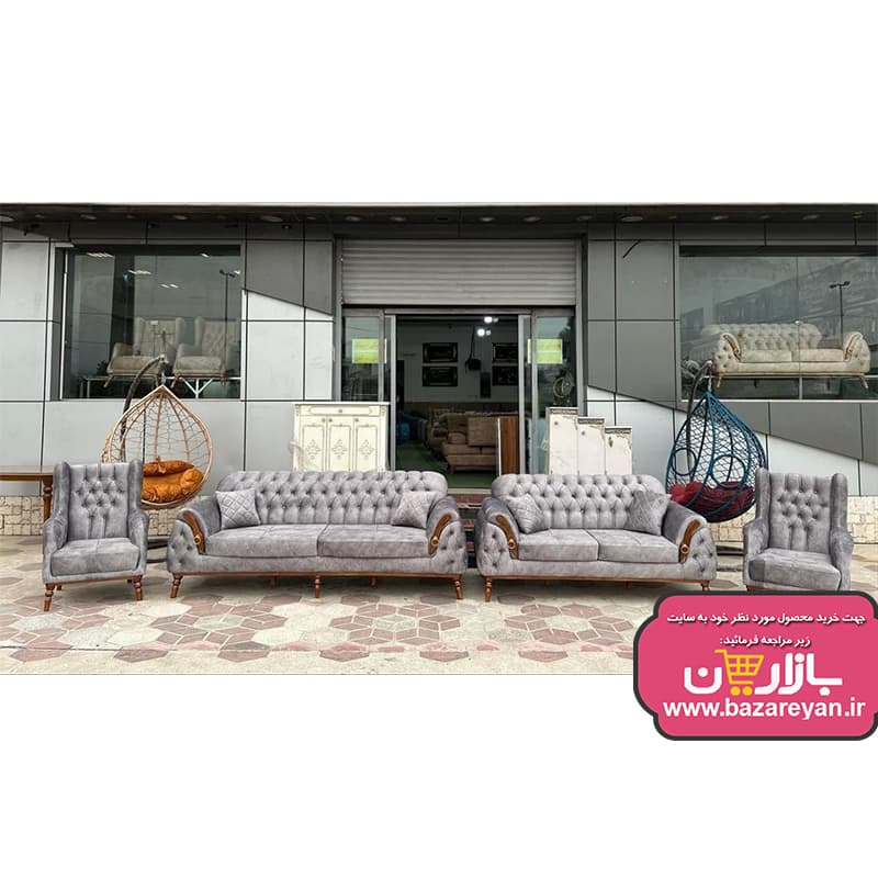 مبل راحتی7 نفره چستر کد105 رنگبندی سفارشی — تصویر ۴