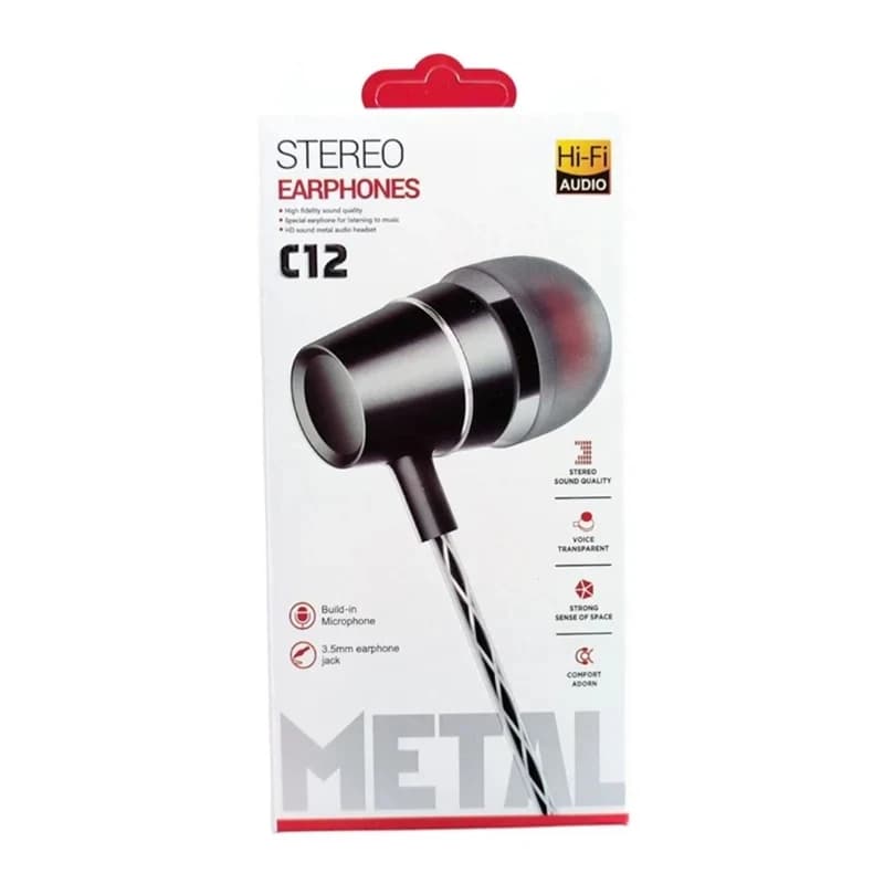 هندزفری سیم دار STEREO C12