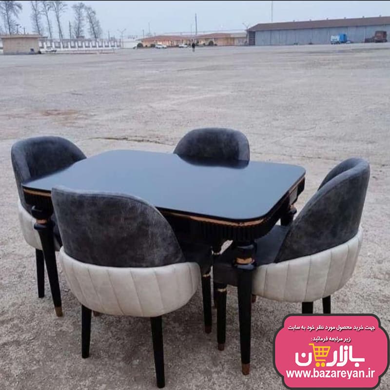 ست مبل 7 نفره و نهارخوری 4 نفره مدل دیانا رنگبندی به سلیقه مشتری با تخفیف ویژه — تصویر ۳