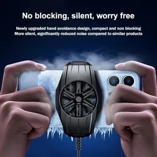 خنککننده گوشی موبایل PHONE COOLER مدل DY66 مخصوص بازی (Mobile Radiator) — تصویر ۲