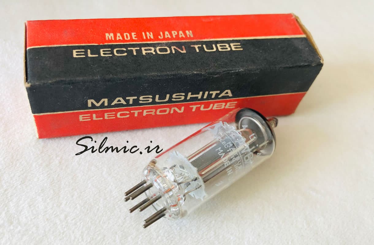 لامپ خلاء 12AV6 ساخت Matsushita ژاپن تریود دو دیود و تقویت کننده صوتی
