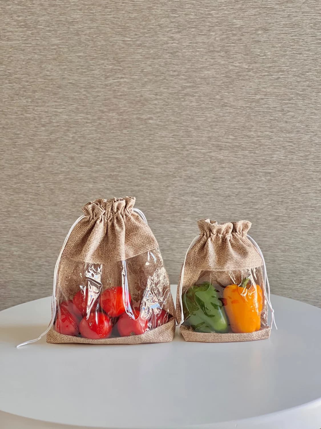 کیسه سبزی پارچه ای – سایز بزرگ — تصویر ۷