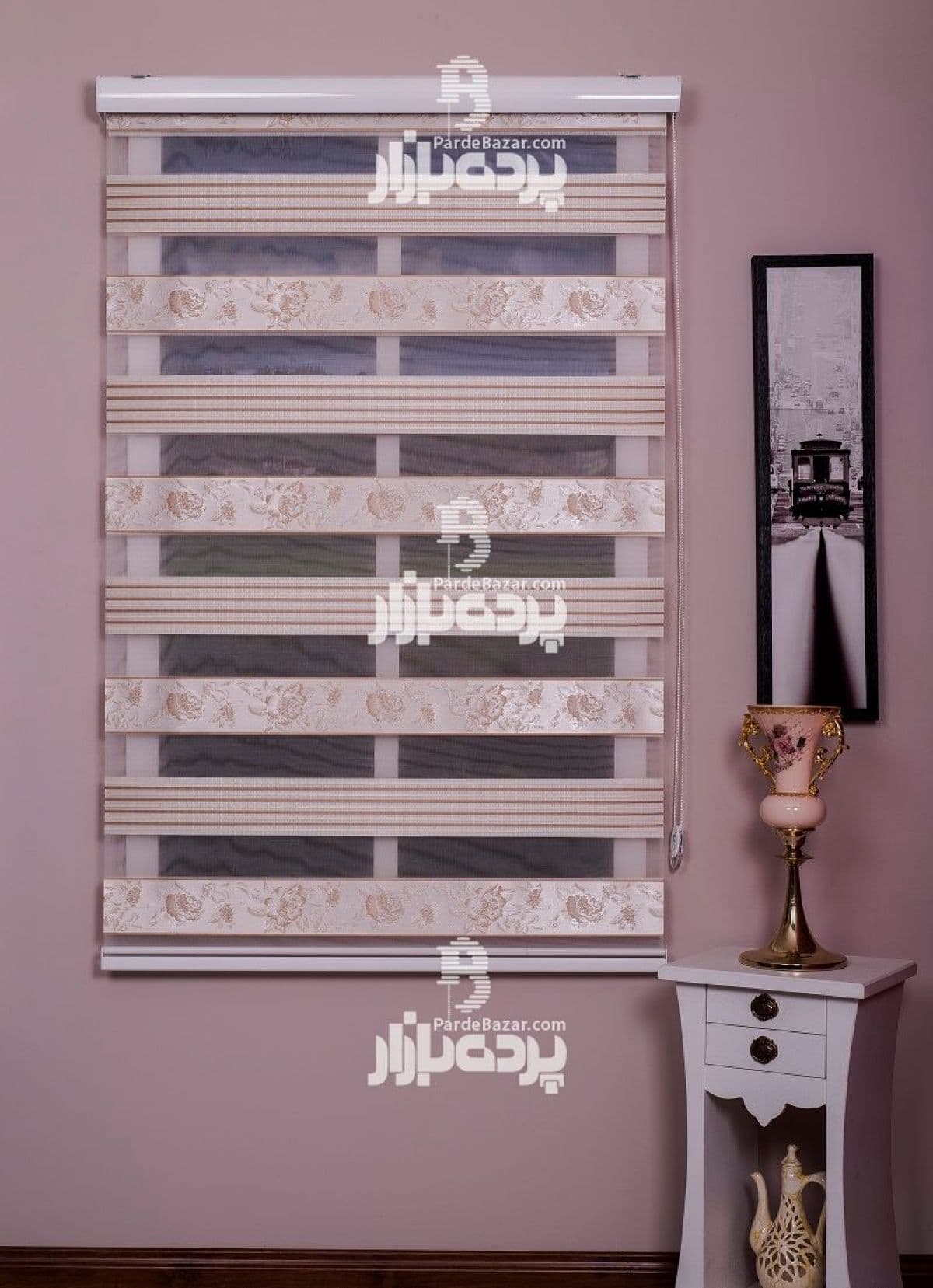 پرده زبرا تک سایز AZUSA V-01 — تصویر ۲