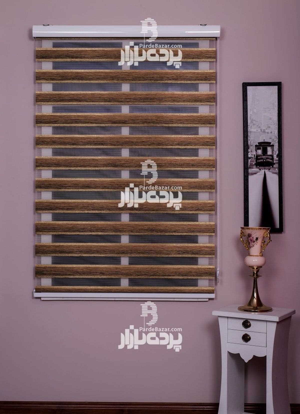 پرده زبرا تک سایز DIANA V-106 — تصویر ۲