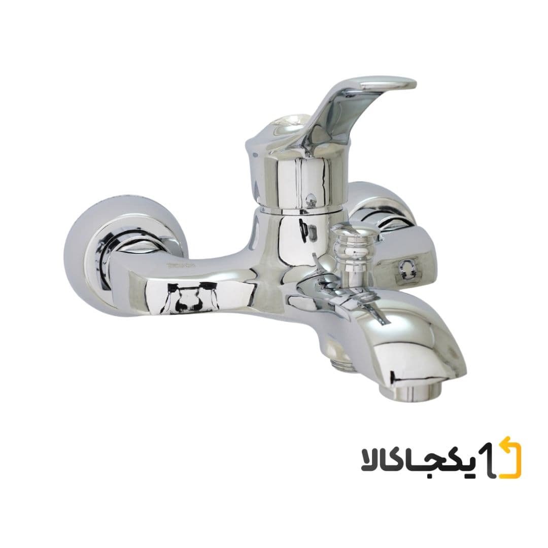 شیر حمام تهرانپارس مدل آنتیک کروم — تصویر ۳