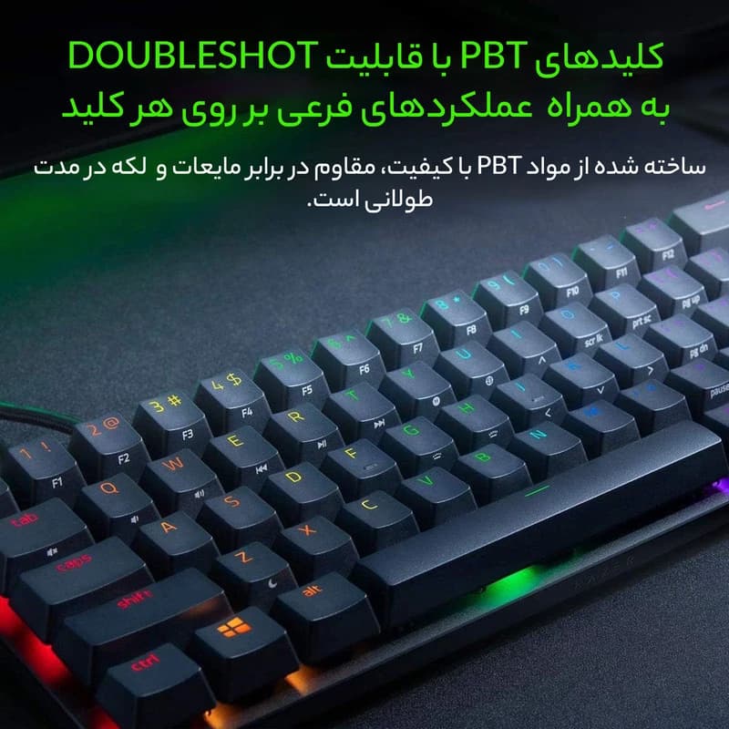کیبورد ریزر HUNTSMAN MINI RED SWITCH — تصویر ۲