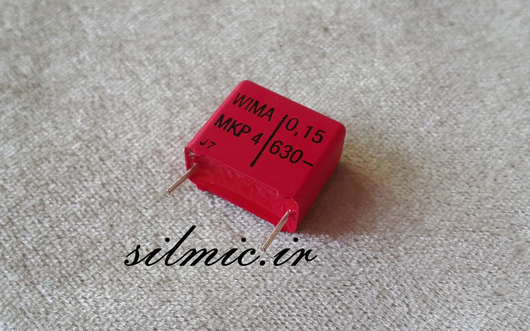 خازن 3.3 میکرو فاراد 630 ولت های فرکانسی WIMA آلمان سری MKP4 — تصویر ۴