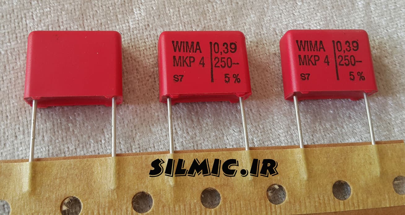 خازن 3.3 میکرو فاراد 630 ولت های فرکانسی WIMA آلمان سری MKP4 — تصویر ۱۰