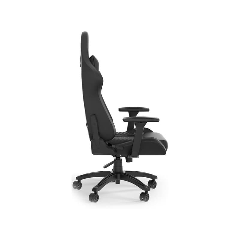 صندلی گیمینگ کورسیر TC100 RELAXED Leatherette Black — تصویر ۴