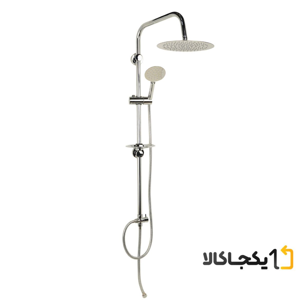 علم دوش حمام مدل یونیورست گرد استیل