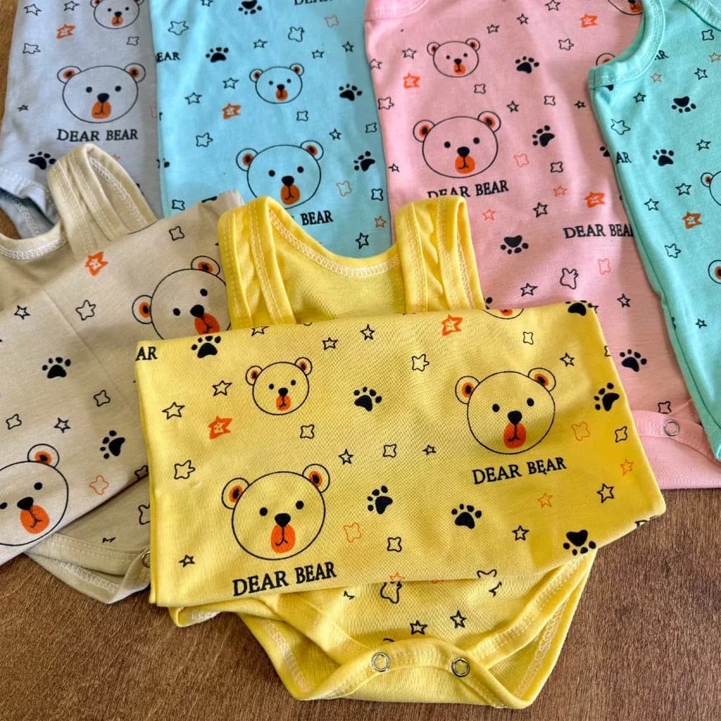 بادی رکابی خرس dear bear سایز ۵،۶ کد ۵۸۴۱ — تصویر ۲