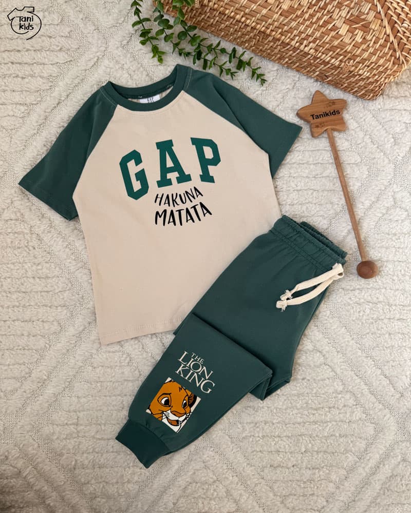 تی شرت شلوار GAP 🦁👦 — تصویر ۳