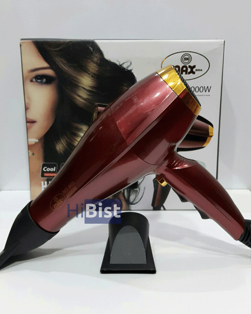 سشوار فوق حرفه ای و موتور سنگین اصلی مکس 4000 وات