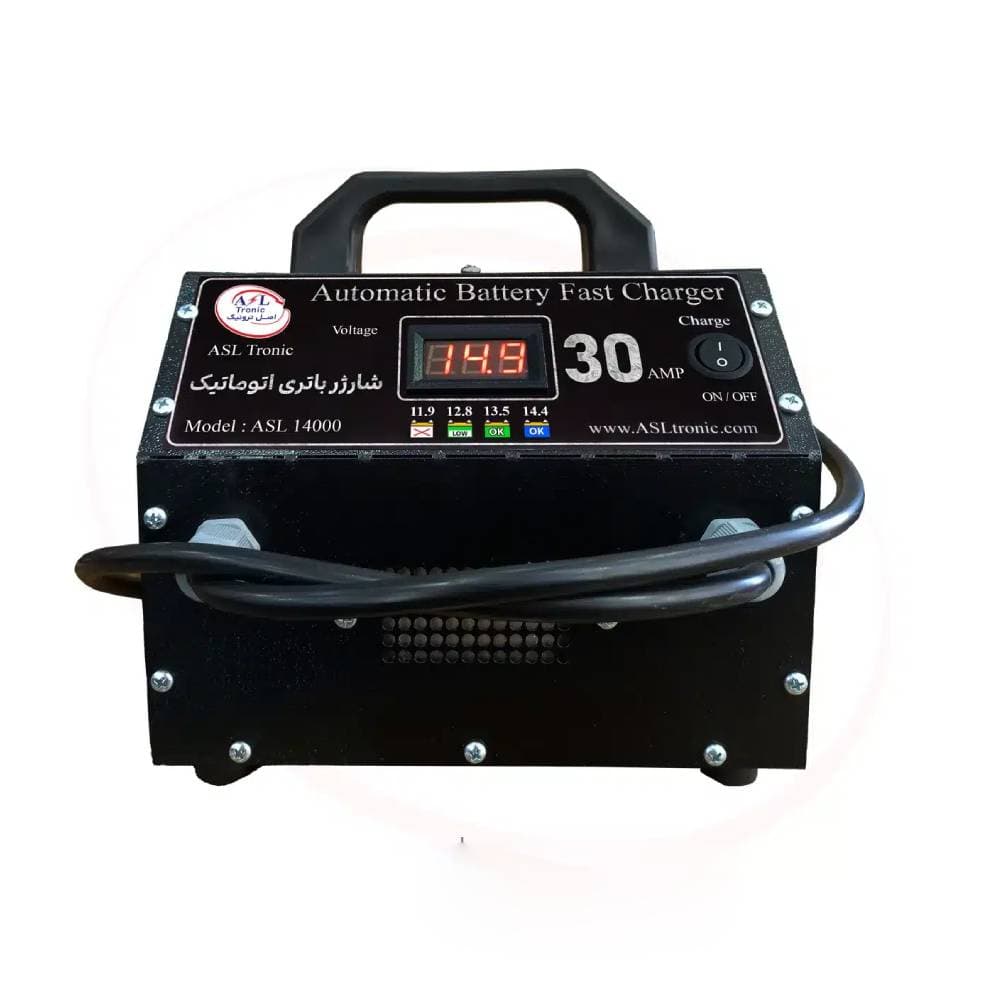 شارژر باتری 30 آمپر اتومات برند اصل ترونیک مدل ASL14000