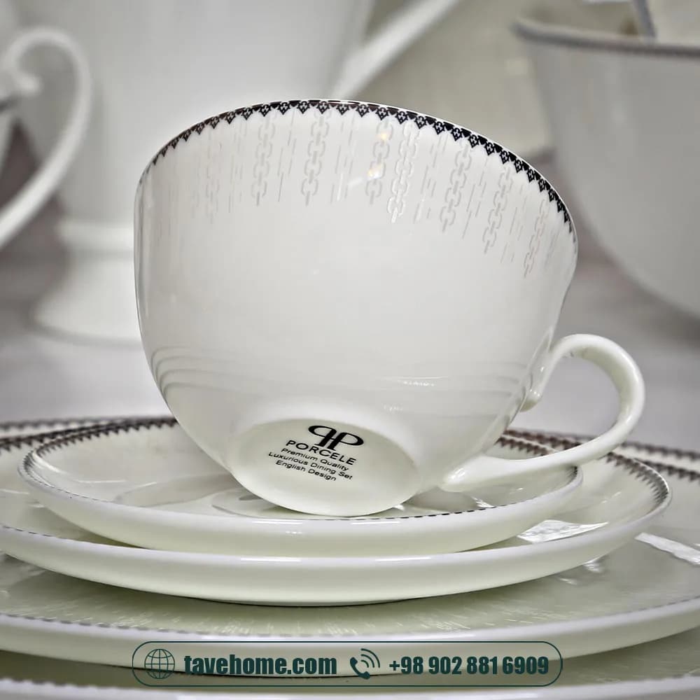 سرویس چینی 134پارچه پُرسل کد 5183 <span>PORCELLE (11100026)</span> — تصویر ۳