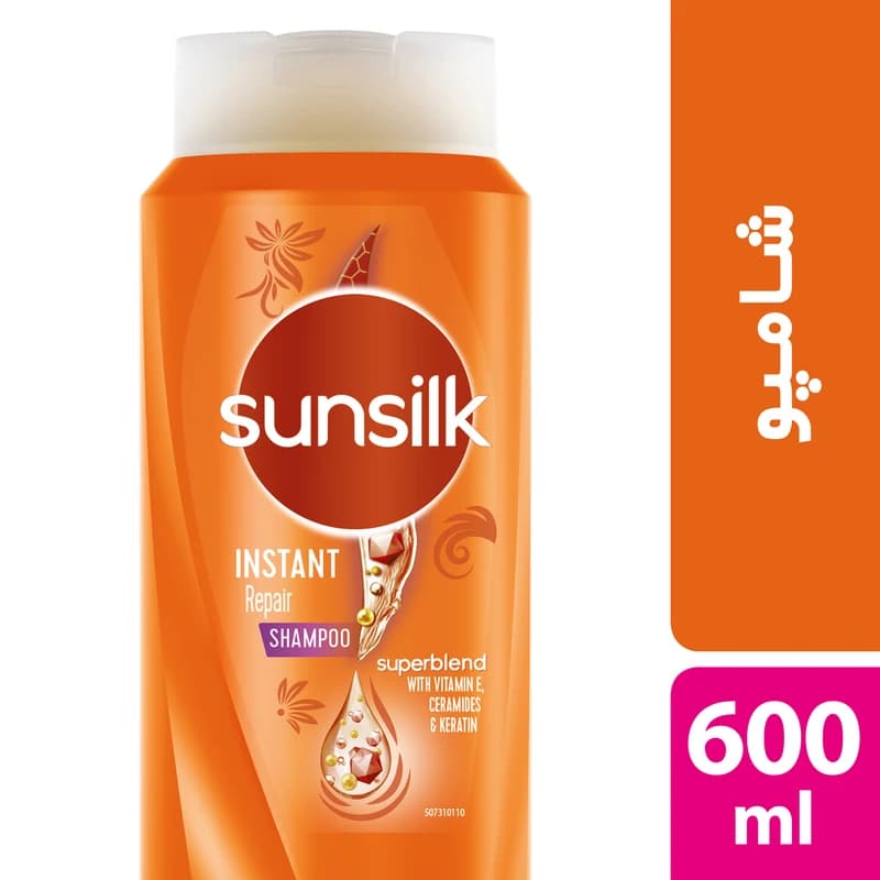 شامپو مو سان سیلک مدل Instant Repair حجم 600 میلی لیتر