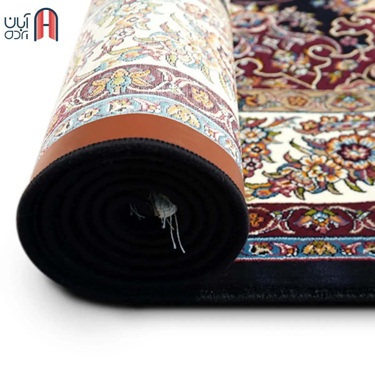 فرش کلکسیون کلاسیک کد N-115، رنگ سرمه ای چهارمتری — تصویر ۵