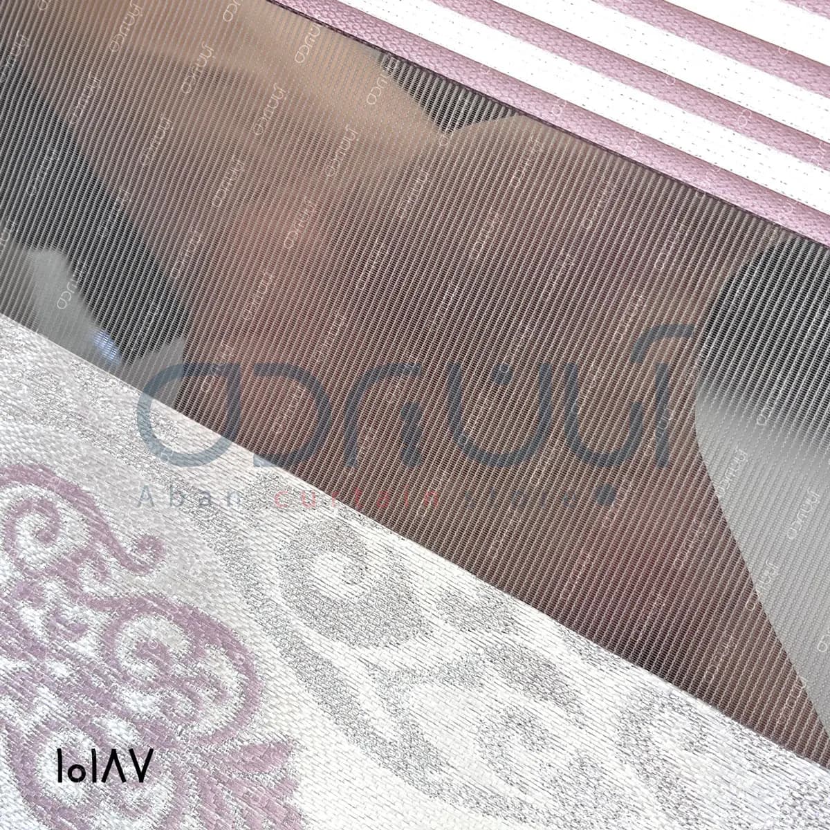 پرده زبرا پلیسه نقره ای — تصویر ۴