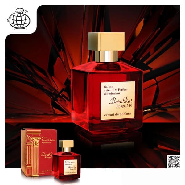 عطر فراگرنس ورد باراکات رژ (قرمز) اکستریت 540 — تصویر ۲