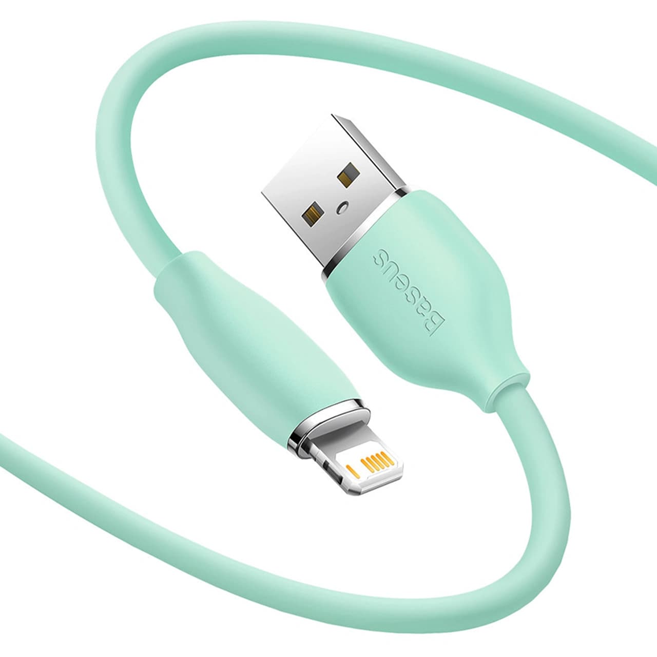 کابل تبدیل USB به لایتینیگ بیسوس مدل CAGD000006 طول 1.2 متر و توان 2.4 آمپر