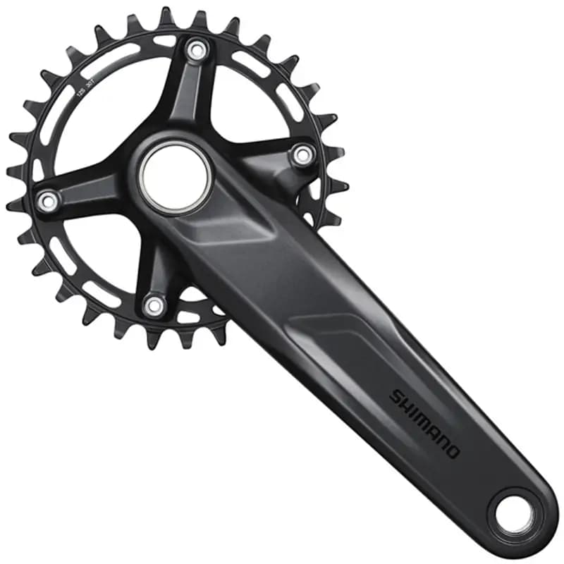 خرید طبق قامه Shimano FC-MT512-1 32T دوچرخه شیمانو تک طبق 32 دندانه 12 سرعته بازو 175 میلیمتر بهمراه توپی تنه هالوتک / Shimano CRANK FC-MT512 Single Speed 32T 175mm With Bottom Bracket / دوچرخه چ