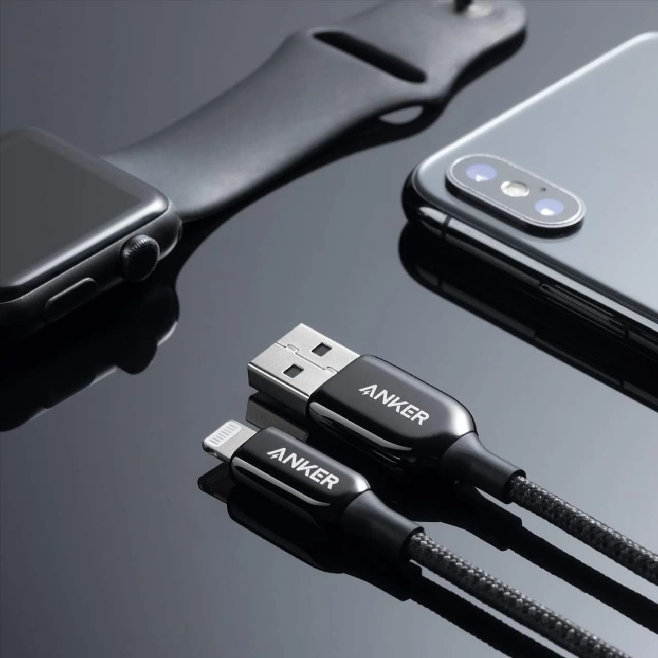کابل تبدیل USB به لایتنینگ انکر مدل Powerline+ III A8823 طول 1.8 متر — تصویر ۵