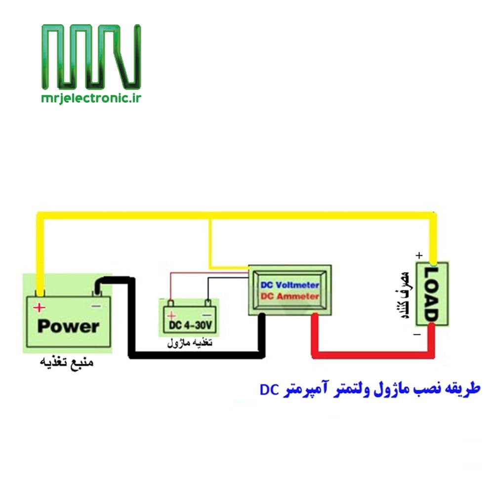 نمایشگر ولتاژ و جریان DC — تصویر ۴