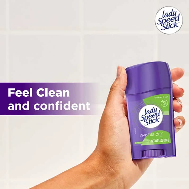 مام صابونی زنانه لیدی اسپید مدل Powder Fresh وزن 40 گرم — تصویر ۵